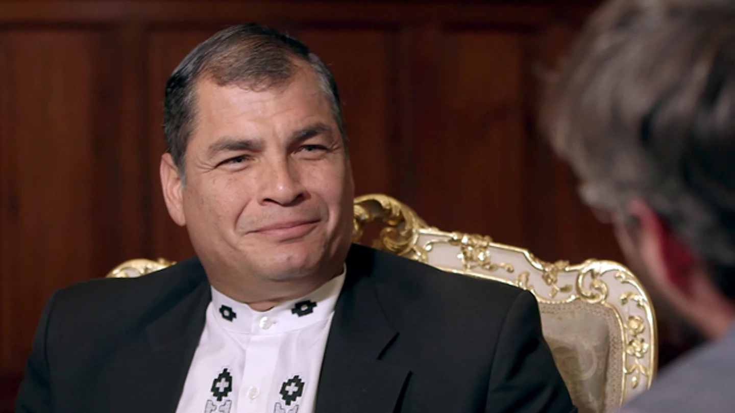 Rafael Correa, en 'Salvados' Rafael Correa, en 'Salvados'