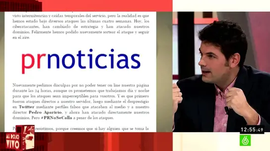 José María Olmo en 'Al Rojo Vivo' José María Olmo en 'Al Rojo Vivo'