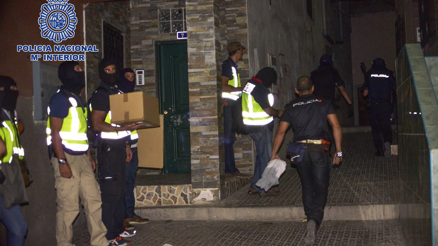 Momento de la detención en Melilla del jefe de una célula terrorista vinculada al Estado Islámico Momento de la detención en Melilla del jefe de una célula terrorista vinculada al Estado Islámico