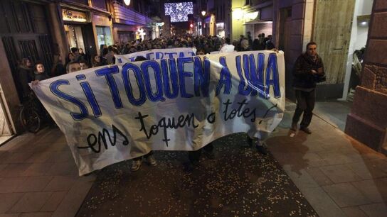 Manifestaci&oacute;n en Barcelona