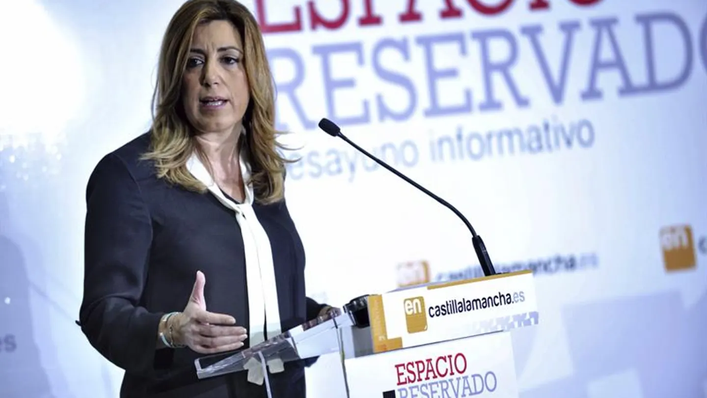 Susana Díaz en un desayuno informativo Susana Díaz en un desayuno informativo