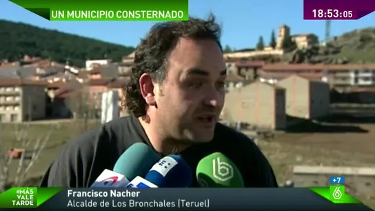 Francisco Nacher, alcalde de Bronchales Francisco Nacher, alcalde de Bronchales
