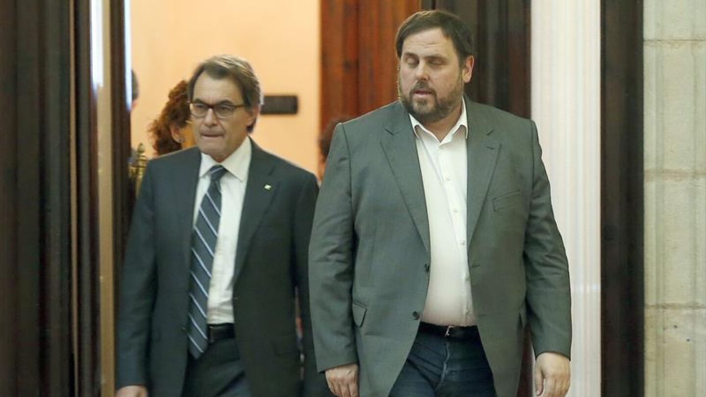 Artur Mas y Oriol Junqueras