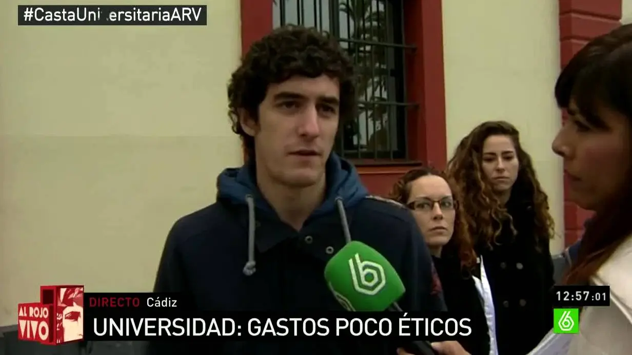 Víctor Peña, estudiante de la UCA