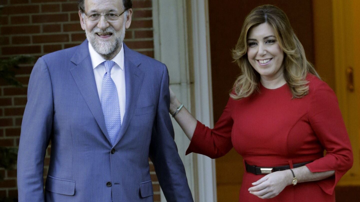 Mariano Rajoy y Susana D&iacute;az, a las puertas de la Moncloa