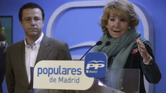 La presidenta del PP en Madrid, Esperanza Aguirre La presidenta del PP en Madrid, Esperanza Aguirre