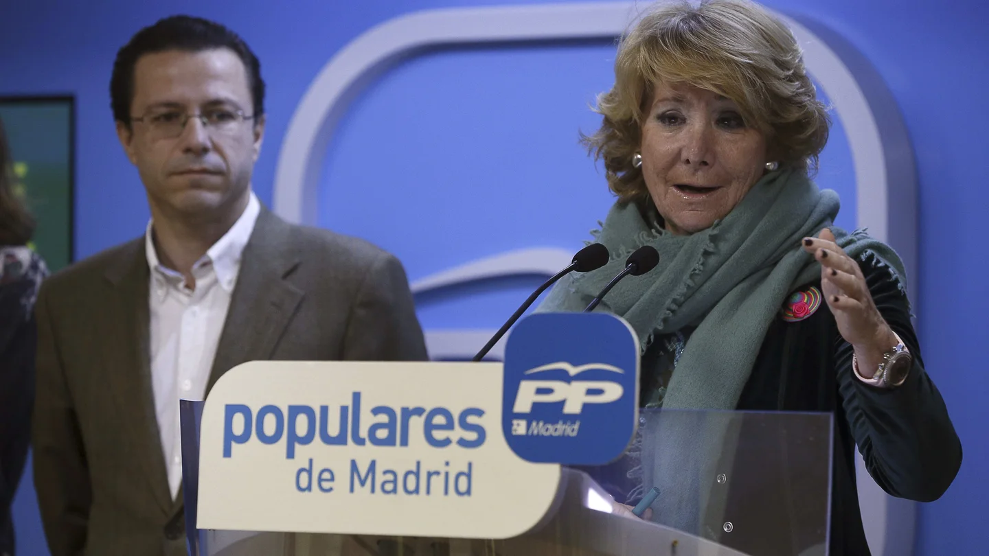La presidenta del PP en Madrid, Esperanza Aguirre La presidenta del PP en Madrid, Esperanza Aguirre
