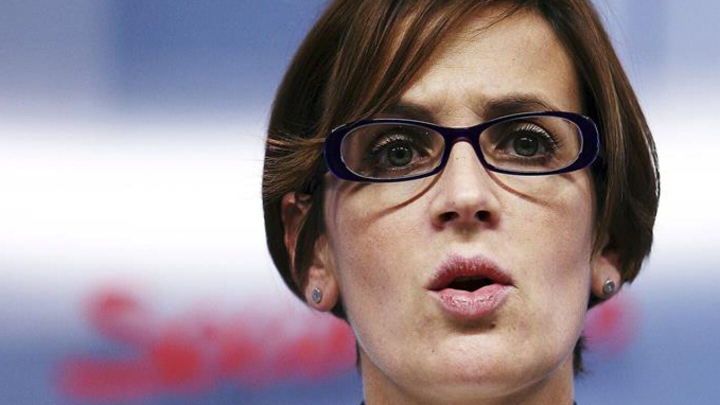 Mar&iacute;a Chivite, portavoz socialista en el Senado