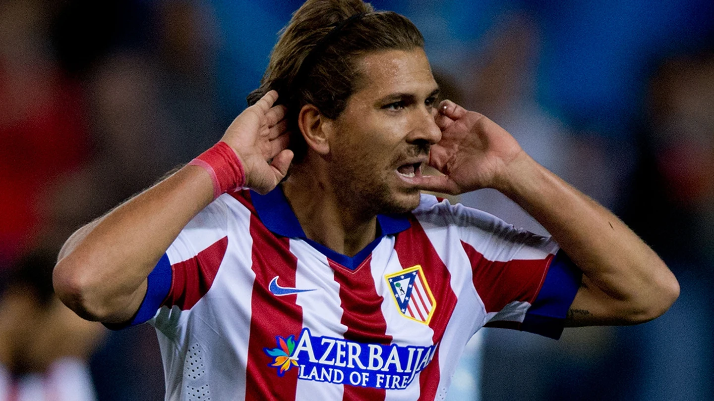 Cerci, en un partido con el Atlético Cerci, en un partido con el Atlético