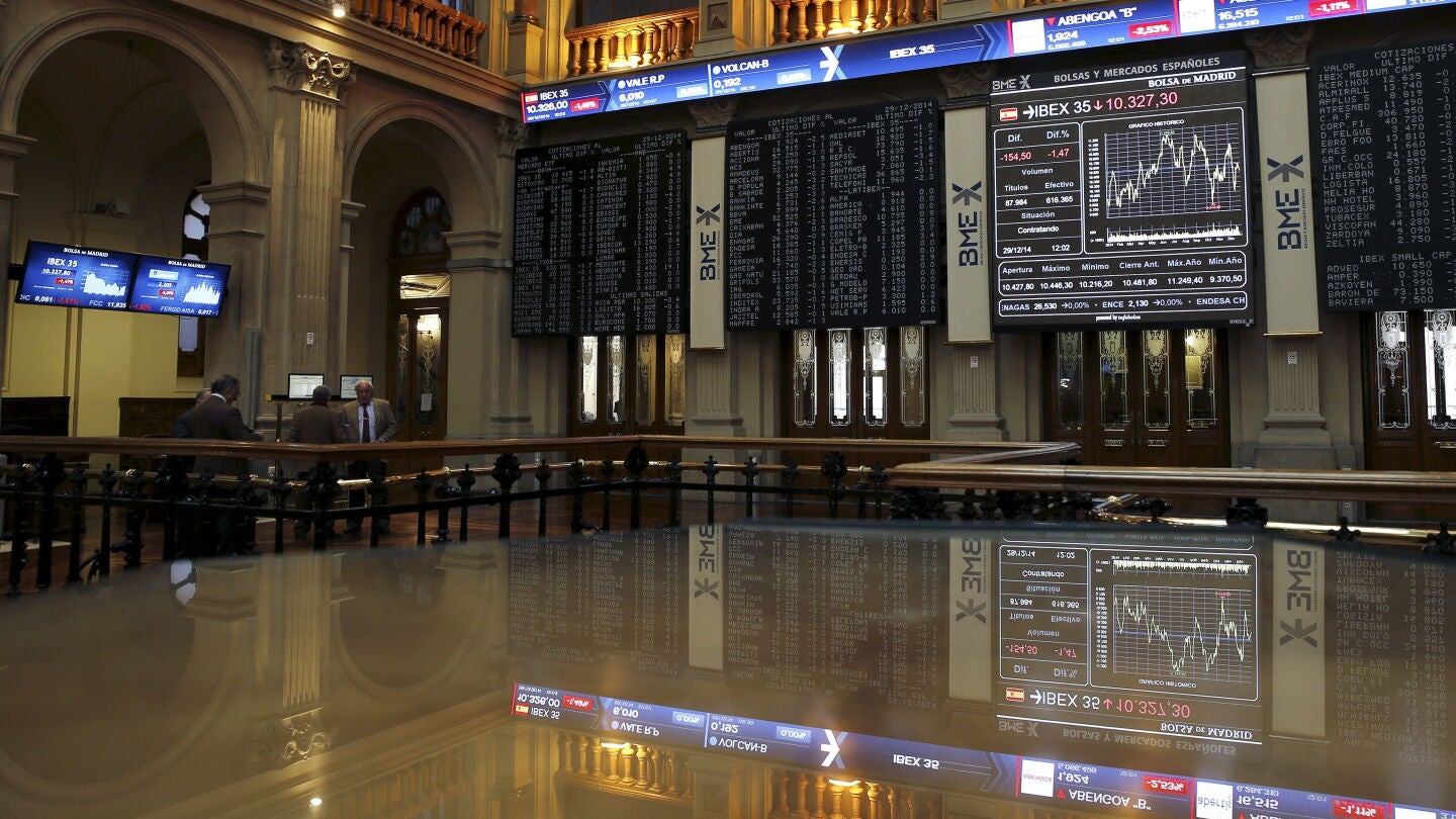 Bolsa de Madrid.