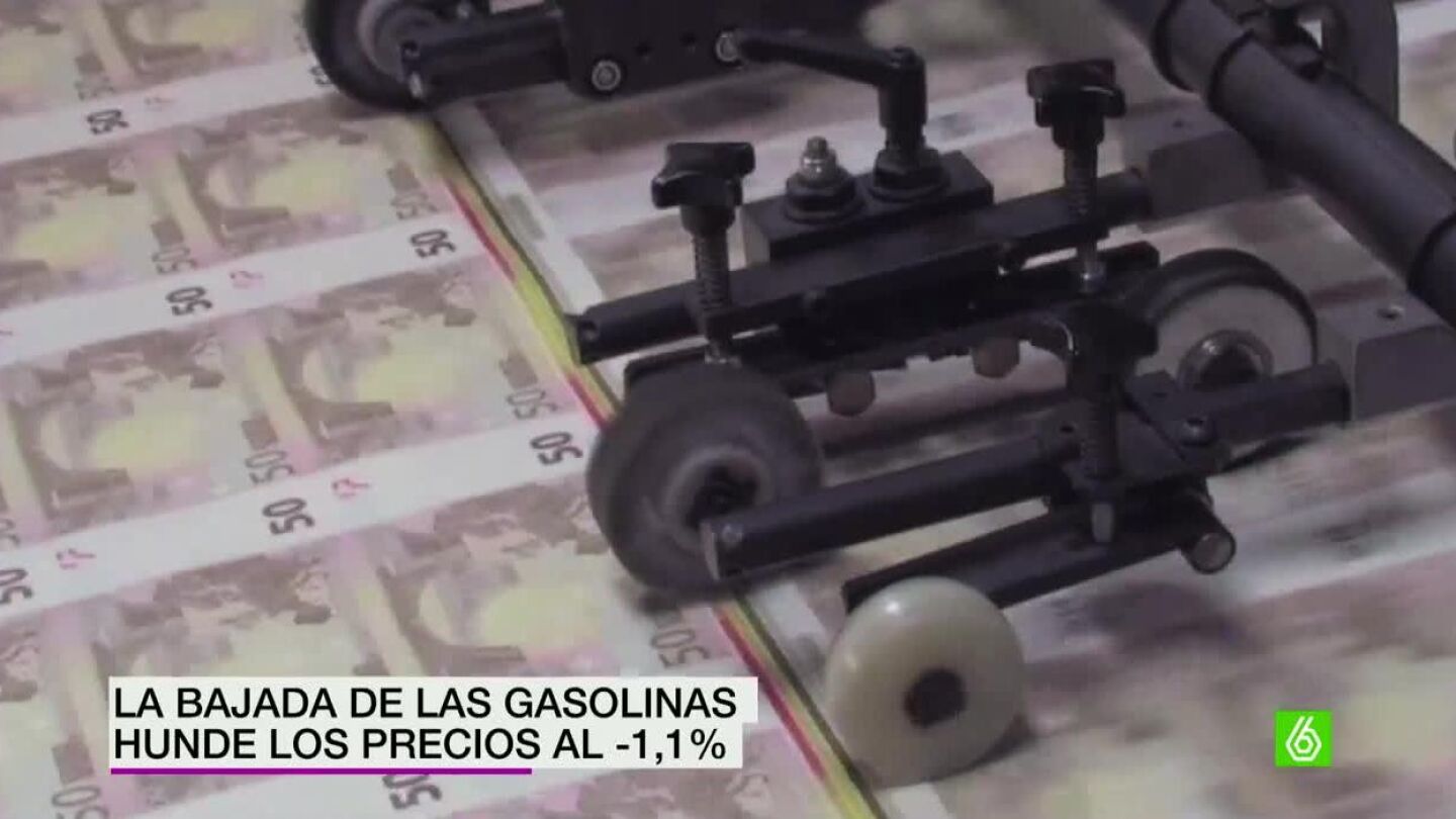 La bajada de las gasolinas hunde los precios. 
