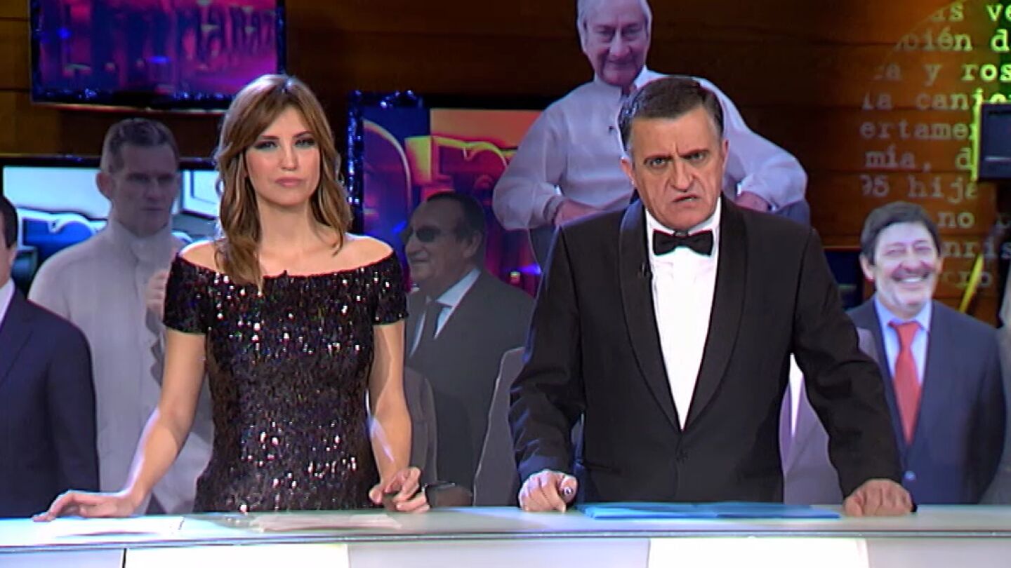 El Gran Wyoming y Sandra Sabat&eacute;s se visten de gala en '12 campanazos'