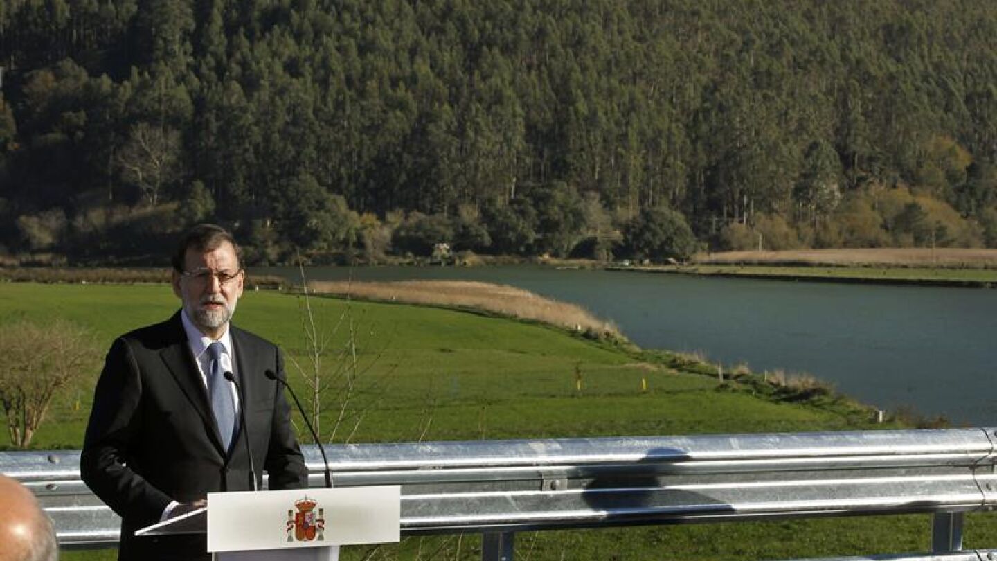 Mariano Rajoy habla ante los medios de comunicaci&oacute;n
