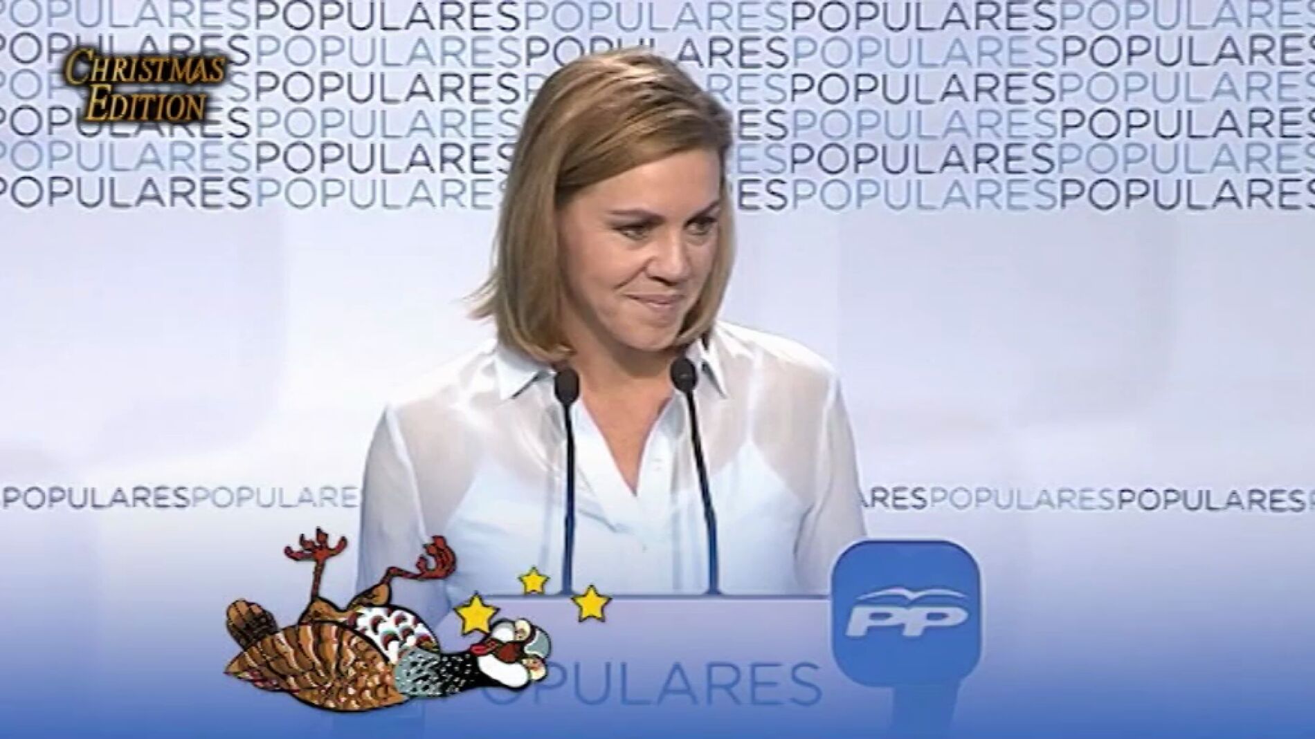 María Dolores de Cospedal marea la perdiz