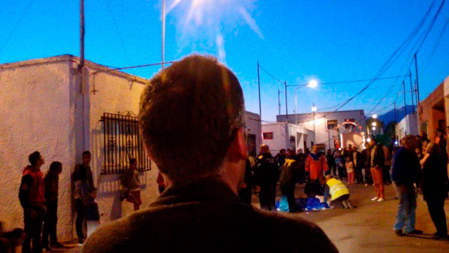 Accidente ocurrido en la Cabalgata de N&iacute;jar