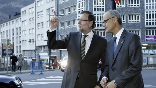 Mariano Rajoy y Antoni Martí Mariano Rajoy y Antoni Martí