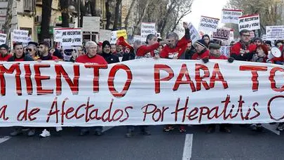 Marcha de los enfermos de hepatitis C