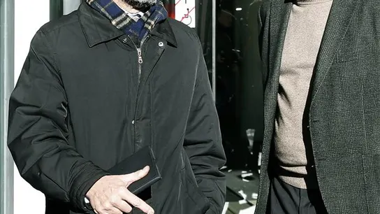 El exdiputado de CiU Oriol Pujol, junto a su abogado Xavier Melero El exdiputado de CiU Oriol Pujol, junto a su abogado Xavier Melero