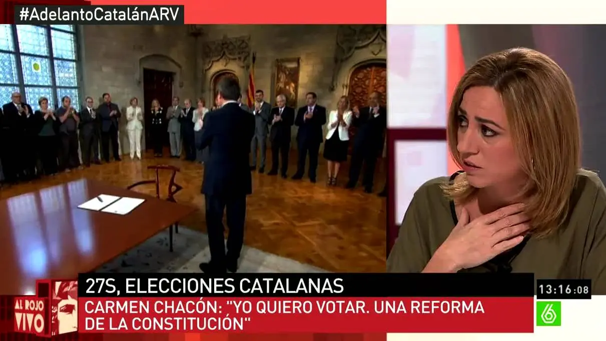 Carme Chacón sobre Cataluña