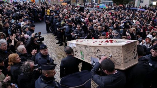 F&eacute;retro de uno de los dibujantes muertos en Charlie Hebdo