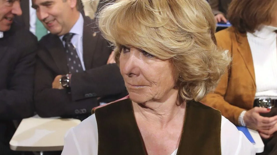 La presidenta del PP de Madrid, Esperanza Aguirre