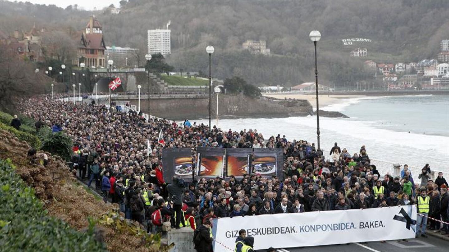 Manifestaci&oacute;n San Sebasti&aacute;n Presos de ETA