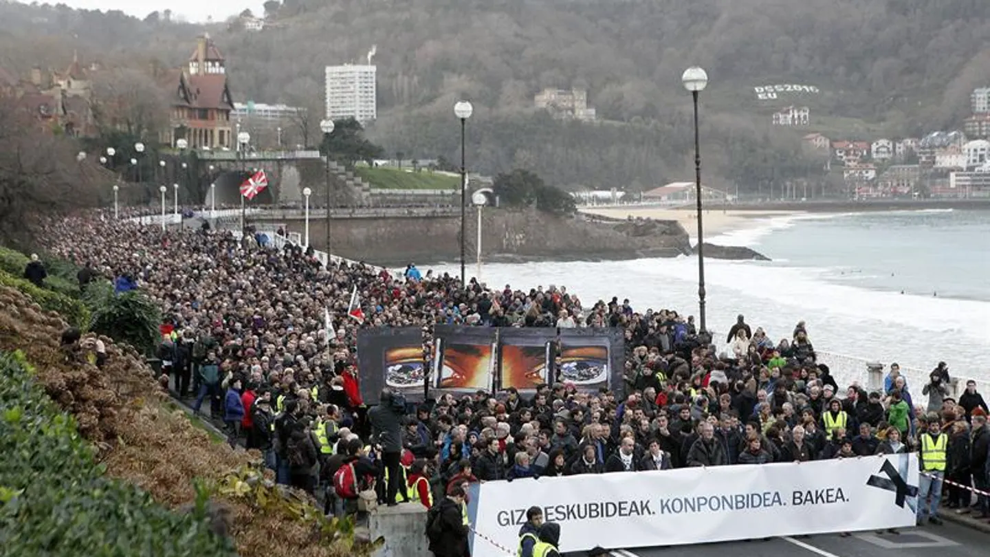 Manifestación San Sebastián Presos de ETA Manifestación San Sebastián Presos de ETA