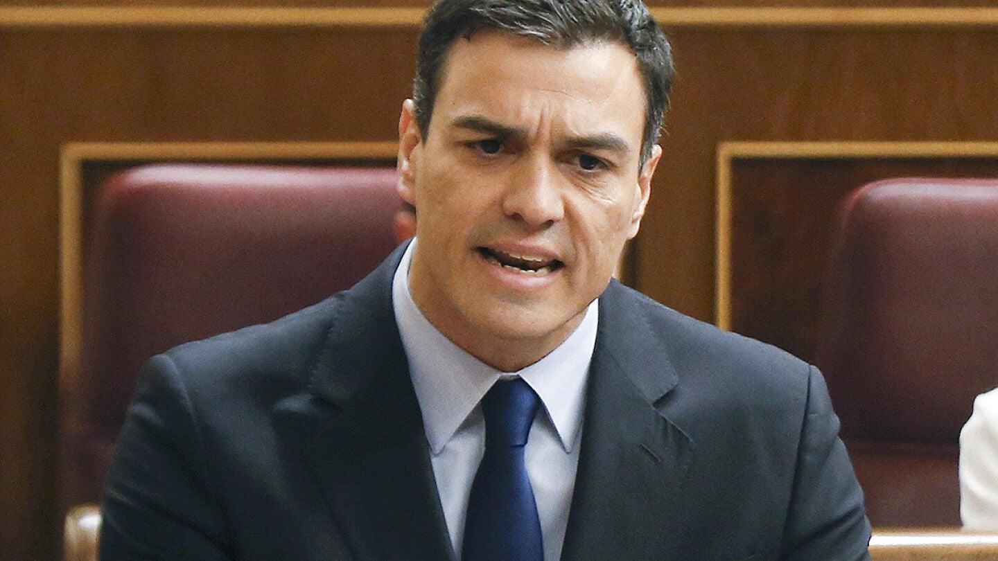 Pedro S&aacute;nchez, en el Congreso de los Diputados