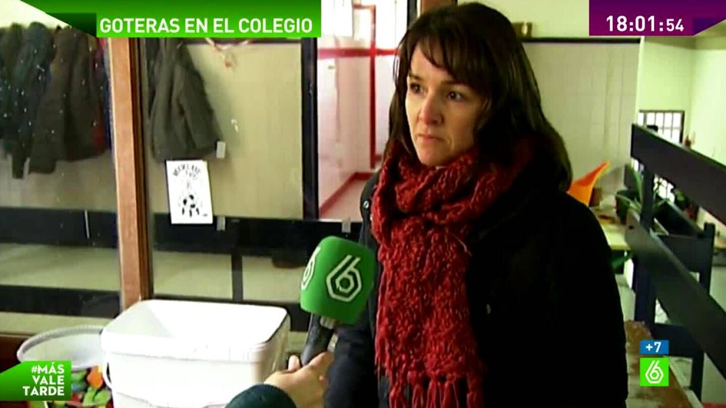 Una madre denuncia el mal estado de un colegio