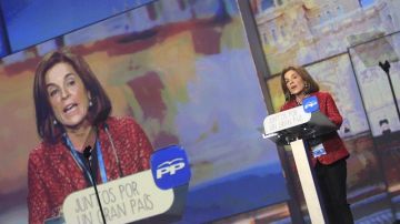 Ana Botella se despide en la convención y pide al PP que sea fiel a sus principios