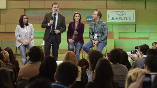Mariano Rajoy, junto a Cospedal, Jurado y Dorado Mariano Rajoy, junto a Cospedal, Jurado y Dorado