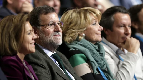 Rajoy elude hablar de Bárcenas en la Convención Nacional del Partido Popular Rajoy elude hablar de Bárcenas en la Convención Nacional del Partido Popular