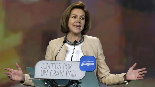Cospedal: "El Partido Popular siempre está y dará la batalla por ganar" Cospedal: "El Partido Popular siempre está y dará la batalla por ganar"