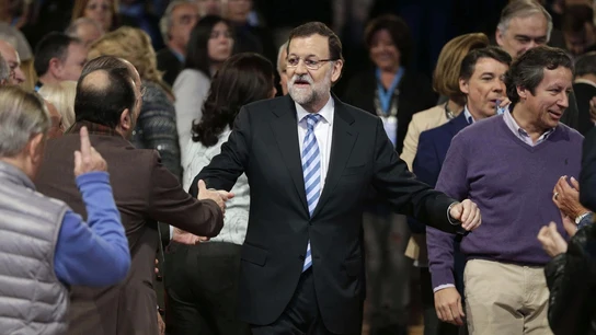 Rajoy sobre la corrupción: "No estamos dispuestos a permitir que empañe la honorabilidad del PP" Rajoy sobre la corrupción: "No estamos dispuestos a permitir que empañe la honorabilidad del PP"