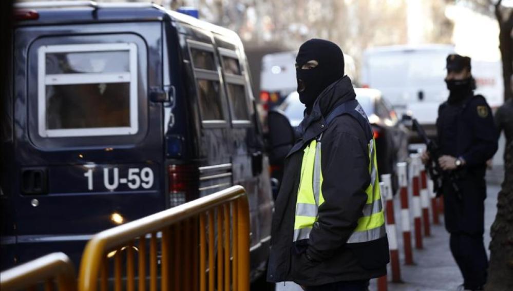 Los cuatro presuntos yihadistas detenidos en Ceuta en la Audiencia Nacional