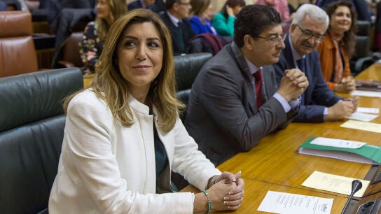 Susana D&iacute;az, en el Parlamento andaluz