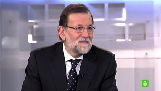Rajoy durante su entrevista