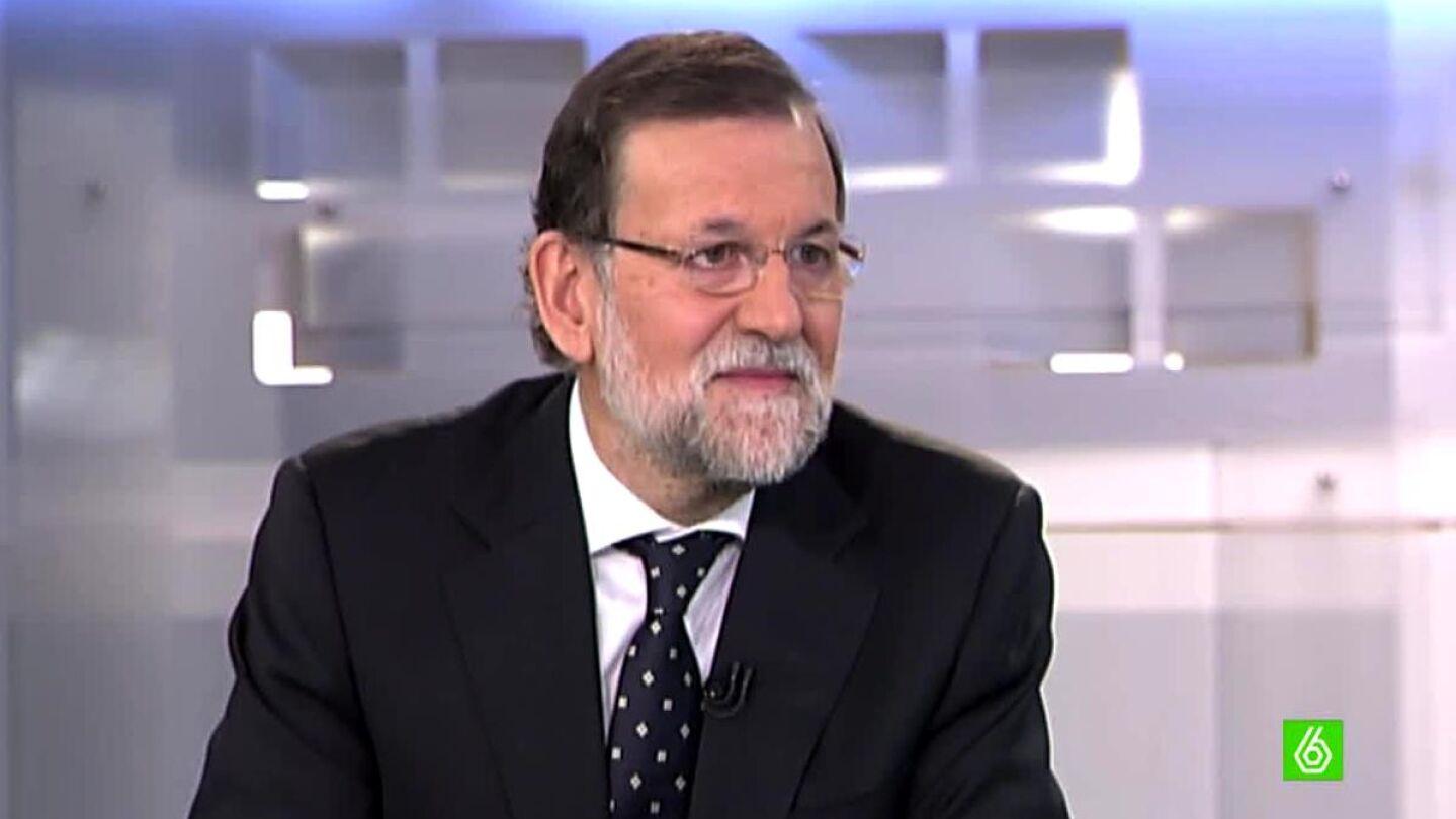 Rajoy durante su entrevista
