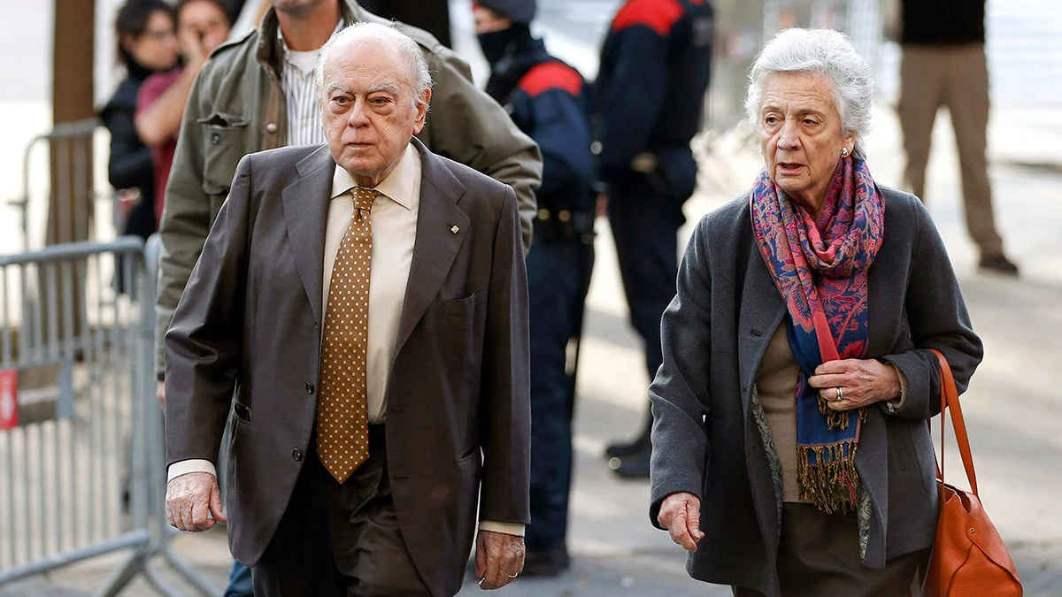 Jordi Pujol y su mujer llegan a los juzgados