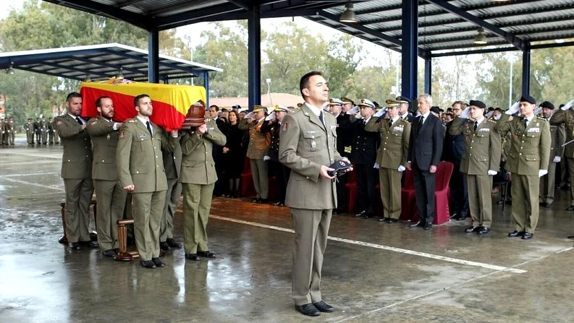 Despedida del militar Francisco Javier Soria