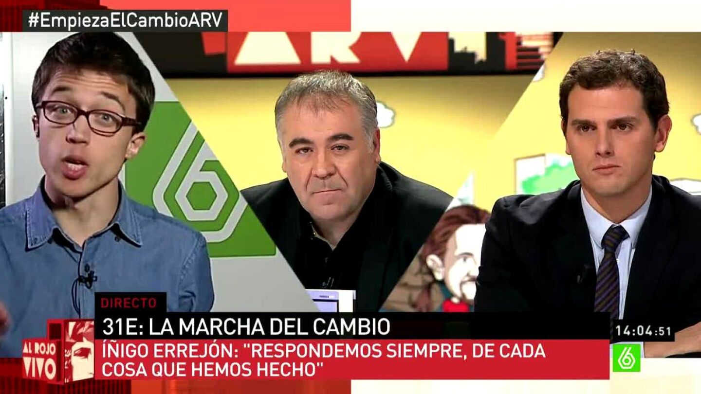 Errej&oacute;n, Ferreras y Rivera en ARV