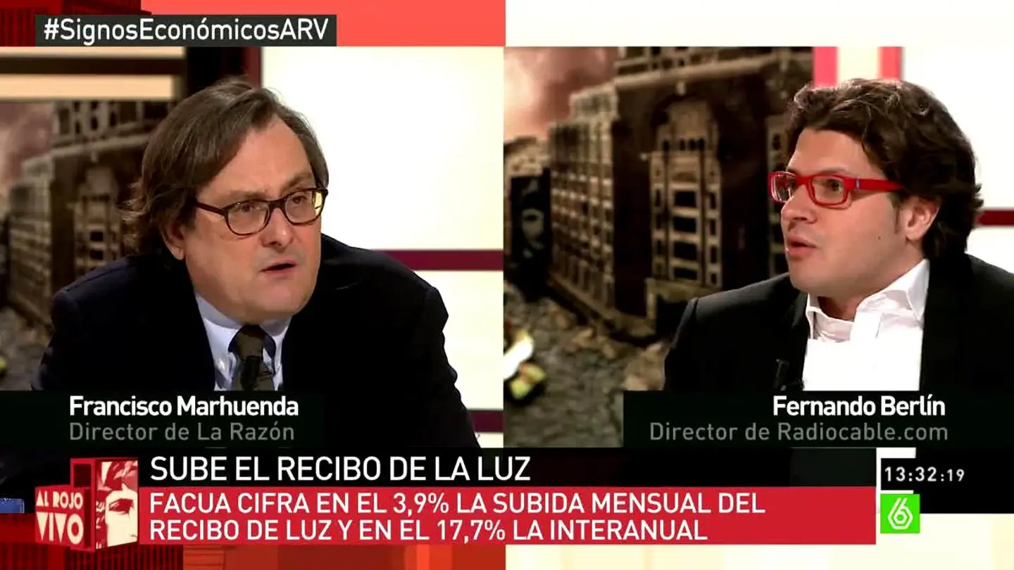 Marhuenda con Berlín en ARV Marhuenda con Berlín en ARV