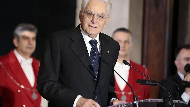 El presidente de Italia, Sergio Mattarella