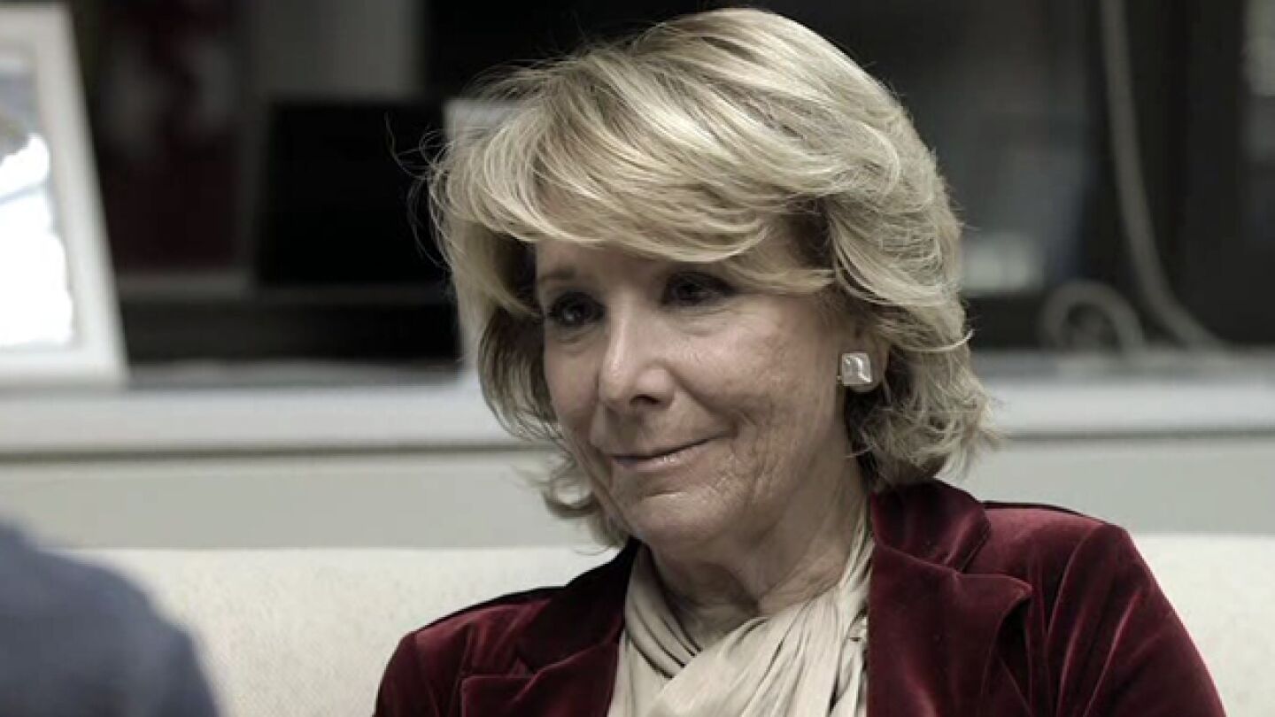 Esperanza Aguirre, en 'Salvados'