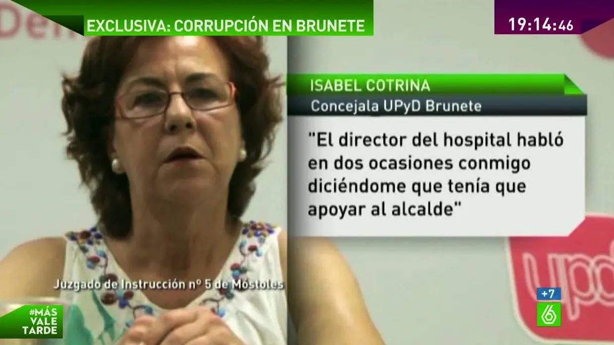 Declaración Isabel Cotrina en MVT