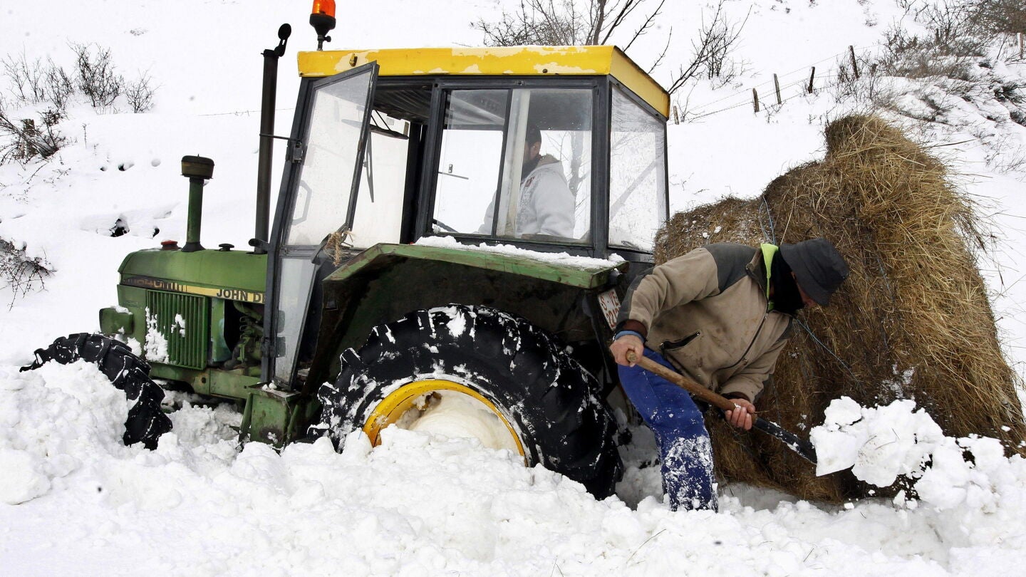 Intenta quitar la nieve