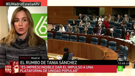 Tania Sánchez en ARV Tania Sánchez en ARV