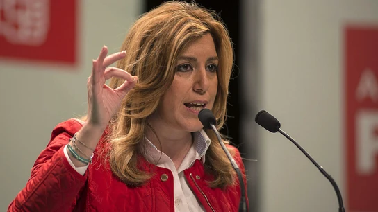 Susana Díaz sobre Rajoy: "¿No os parece que viene a Andalucía como a salvar al soldado Bonilla?" Susana Díaz sobre Rajoy: "¿No os parece que viene a Andalucía como a salvar al soldado Bonilla?"