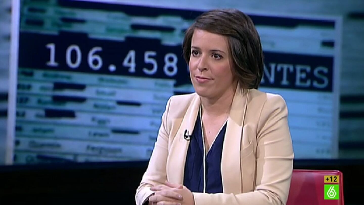 La periodista Mar Cabra, en 'El Intermedio'