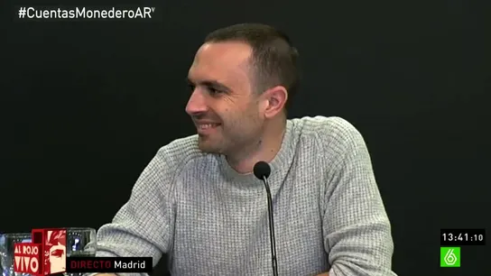 Luis Alegre en rueda de prensa Luis Alegre en rueda de prensa
